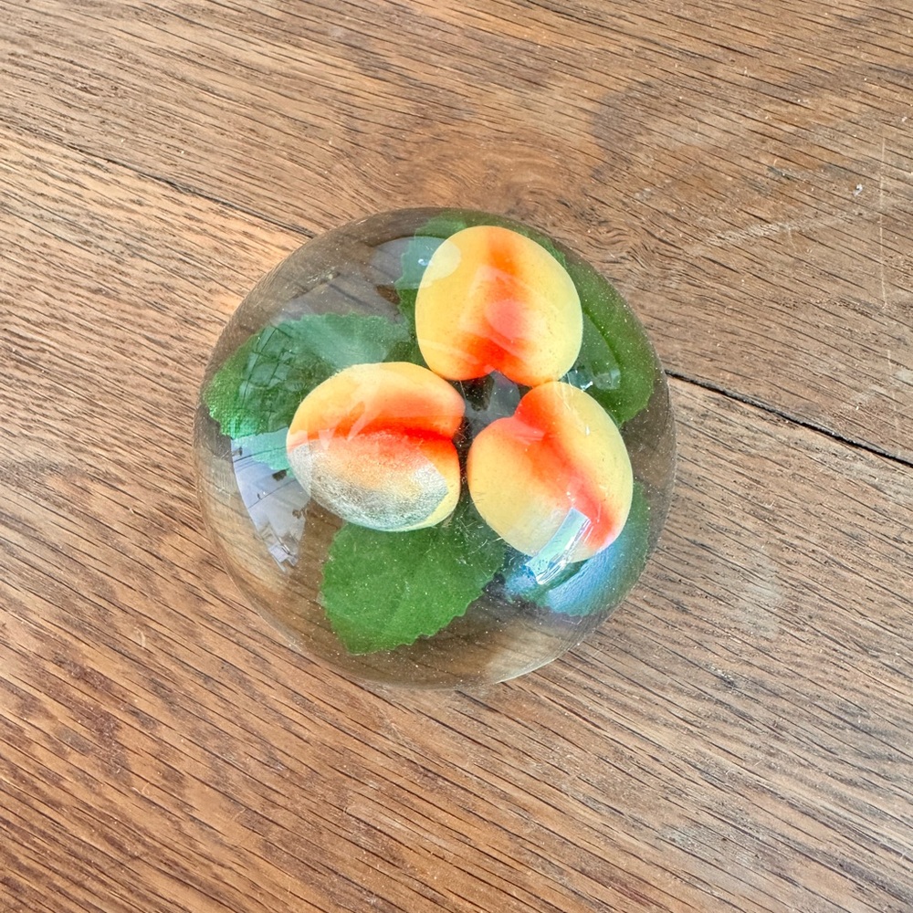 Fruit and Leaf Paperweight